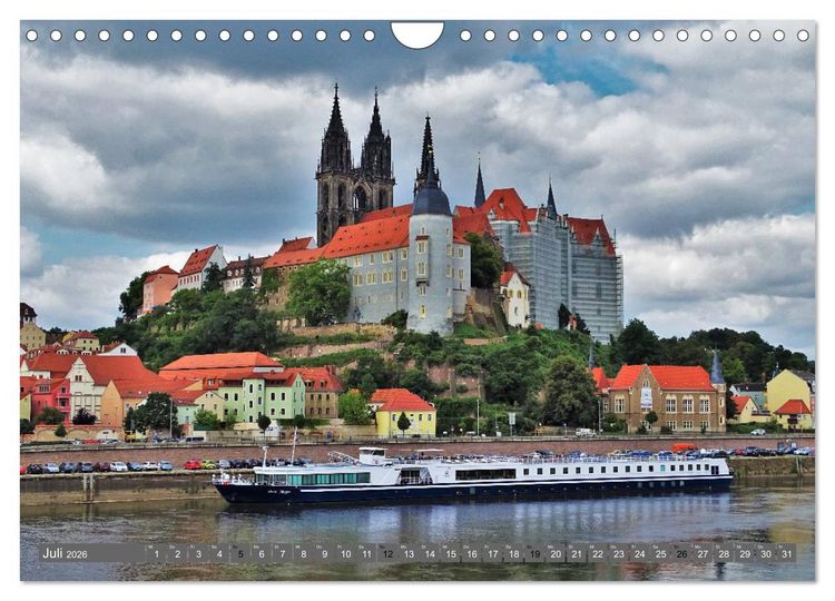 Produktbild: Burgromantik Burgen und Schl&ouml;sser in Deutschland (Wandkalender 2026 DIN A4 quer), CALVENDO Monatskalender