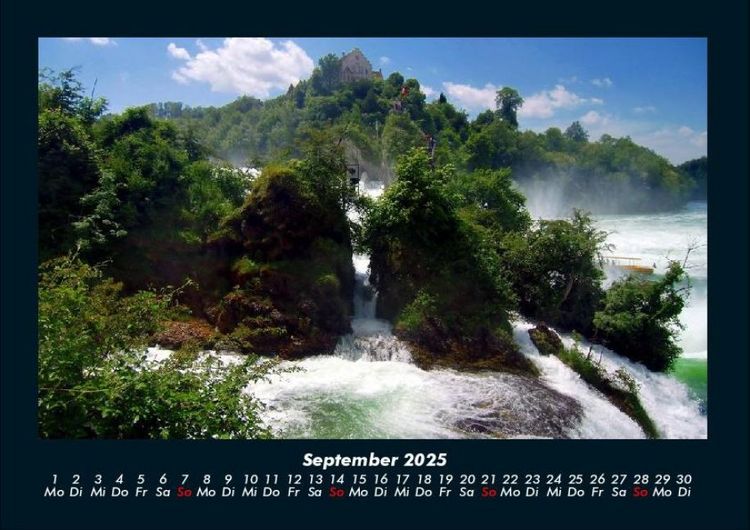 Produktbild: Wasserf&auml;lle 2025 Fotokalender DIN A4