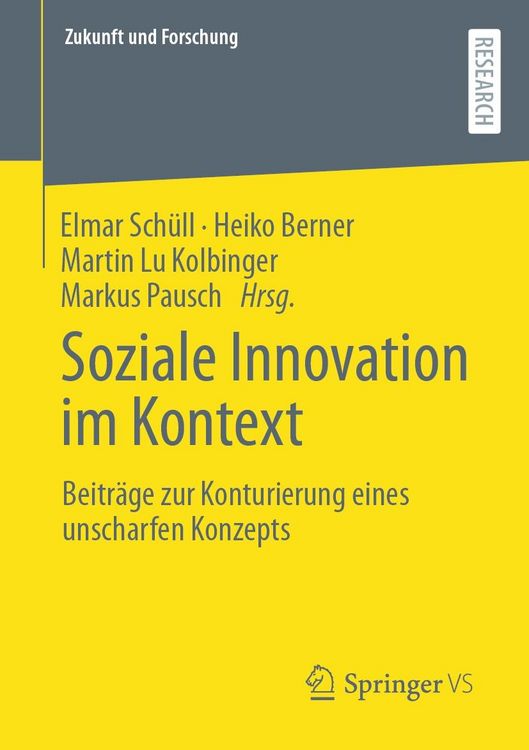 Produktbild: Soziale Innovation im Kontext