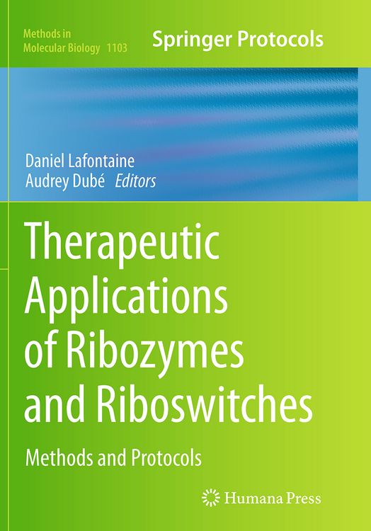 Produktbild: Therapeutic Applications of Ribozymes and Riboswitches