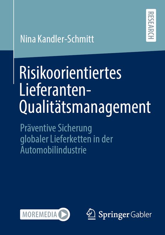 Produktbild: Risikoorientiertes Lieferanten-Qualit&auml;tsmanagement
