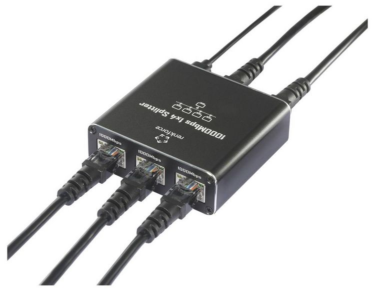 Produktbild: Renkforce RF-6739680 RF-GES-400 Netzwerk Switch RJ45 5 Port 1 GBit/s USB-Stromversorgung
