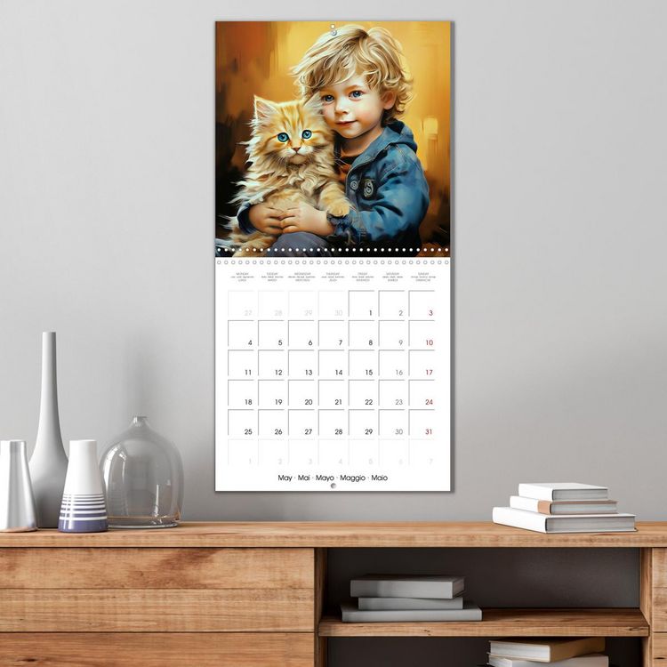 Produktbild: Children and Pets (Wall Calendar 2026 12 &times; 12 Inch) CALVENDO 12 Month Wall Calendar