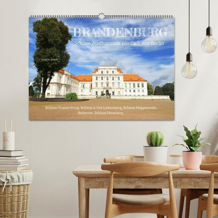 Produktbild: Brandenburg - Sch&ouml;ne Ausflugsziele n&ouml;rdlich von Berlin (Wandkalender 2026 DIN A2 quer), CALVENDO Monatskalender