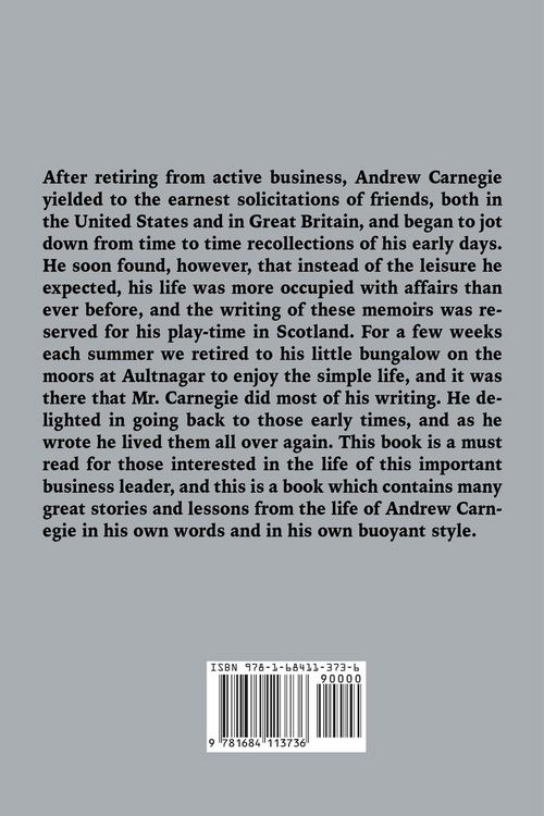 Produktbild: The Autobiography of Andrew Carnegie