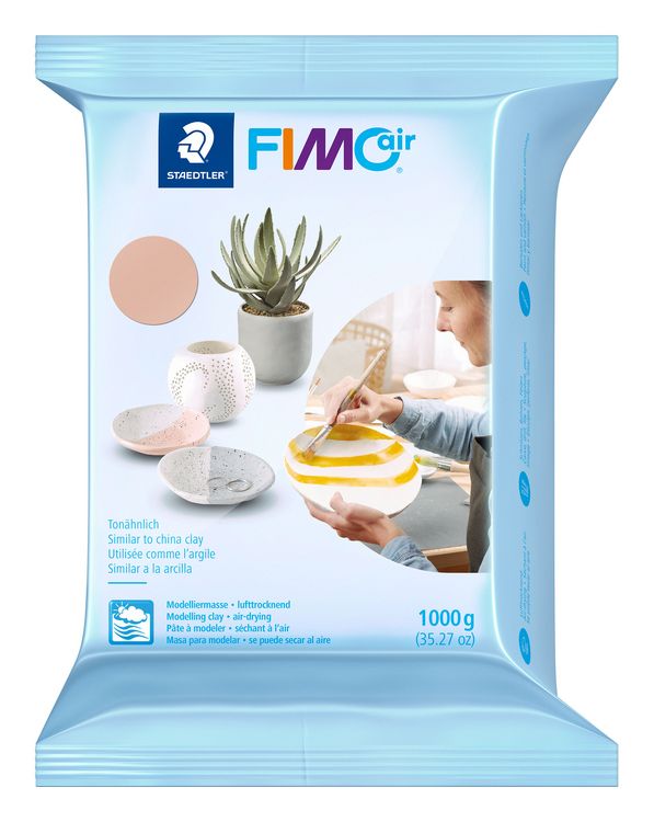 Produktbild: STAEDTLER Modelliermasse FIMO&reg; air blassrosa 1000g