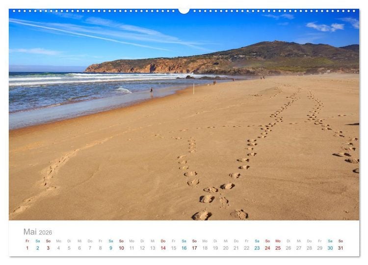 Produktbild: ESTORIL - die sch&ouml;nsten Badeorte Lissabons (hochwertiger Premium Wandkalender 2026 DIN A2 quer), Kunstdruck in Hochglanz