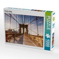 Produktbild: CALVENDO Puzzle Brooklyn Bridge | 1000 Teile Lege-Gr&ouml;&szlig;e 64x48cm Foto-Puzzle f&uuml;r gl&uuml;ckliche Stunden