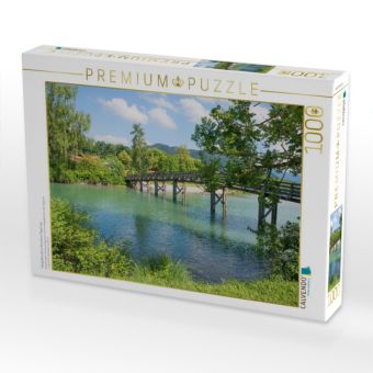 Produktbild: CALVENDO Puzzle Mangfallbr&uuml;cke in Gmund am Tegernsee | 1000 Teile Lege-Gr&ouml;&szlig;e 64x48cm Foto-Puzzle f&uuml;r gl&uuml;ckliche Stunden