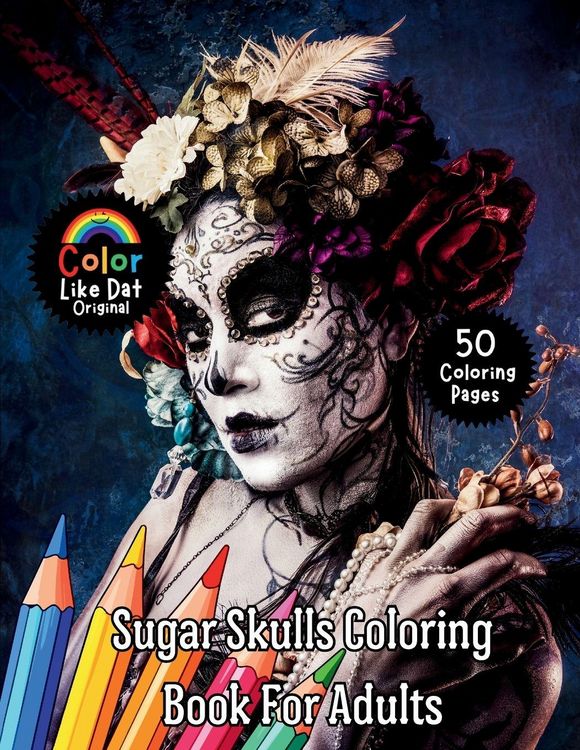 Produktbild: Sugar Skulls Coloring Book for Adults
