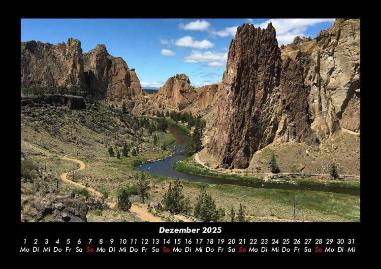Produktbild: Landschaftskalender 2025 Fotokalender DIN A3