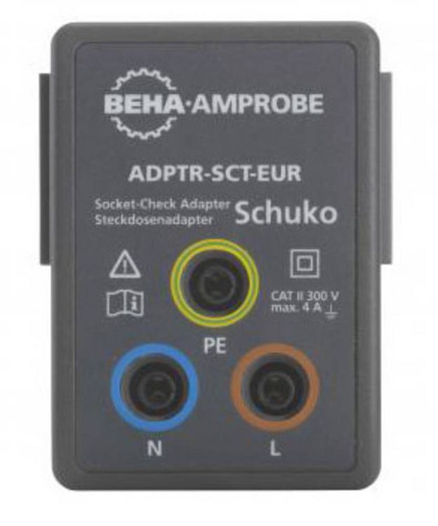 Produktbild: Beha Amprobe 4854899 ADPTR-SCT-EUR Elektriker Pr&uuml;fadapter 1St.