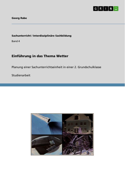 Produktbild: Einf&uuml;hrung in das Thema Wetter
