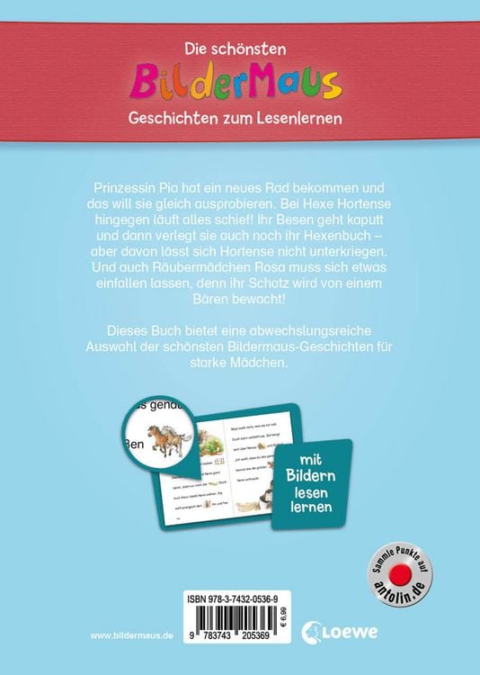 Produktbild: Die sch&ouml;nsten Bildermaus-Geschichten zum Lesenlernen f&uuml;r starke M&auml;dchen