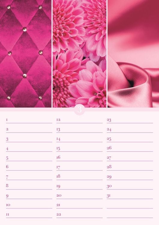 Produktbild: Geburtstagskalender Harmonie & Farbe - immerw&auml;hrend - (21 x 30)