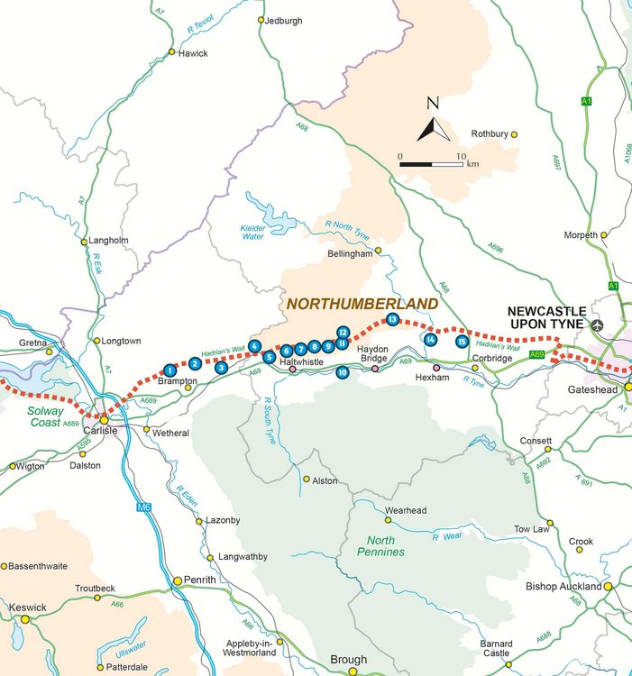 Produktbild: Short Walks Hadrian's Wall