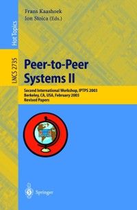 Produktbild: Peer-to-Peer Systems II