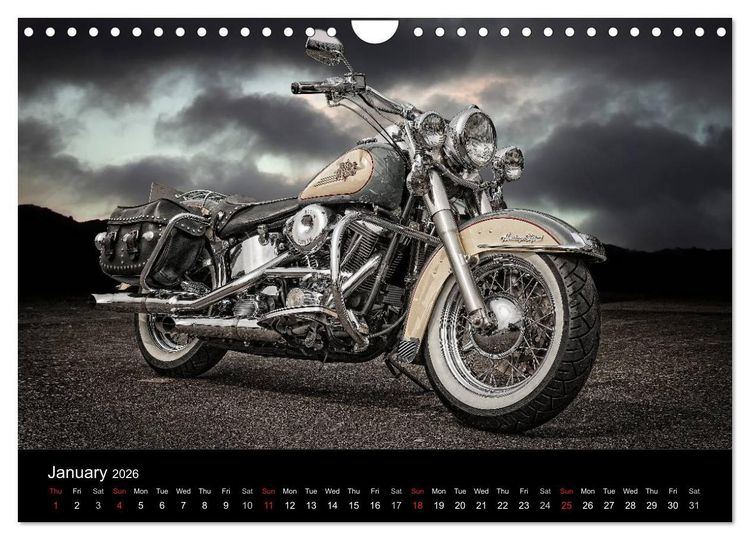 Produktbild: Motorbike Dreams (Wall Calendar 2026 DIN A4 landscape), CALVENDO 12 Month Wall Calendar