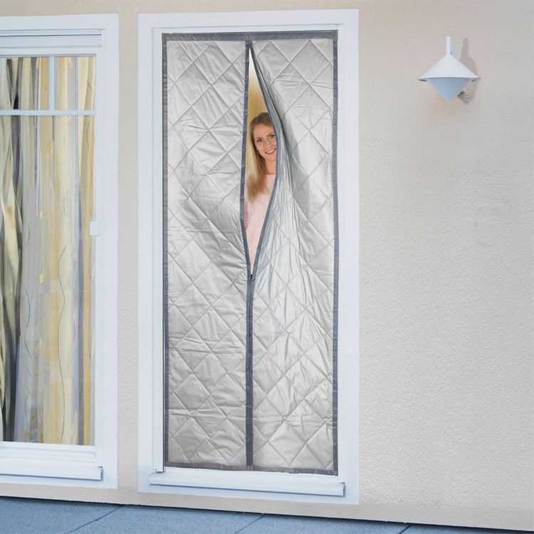 Produktbild: T&uuml;rvorhang , mit reflektierender Au&szlig;enseite