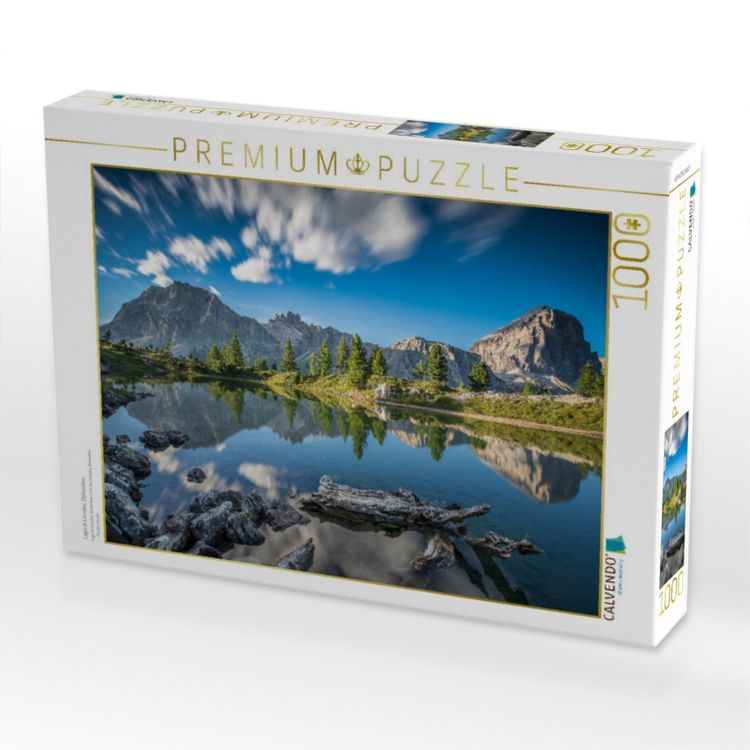Produktbild: CALVENDO Puzzle Lago di Limides, Dolomiten | 1000 Teile Lege-Gr&ouml;&szlig;e 64x48cm Foto-Puzzle f&uuml;r gl&uuml;ckliche Stunden