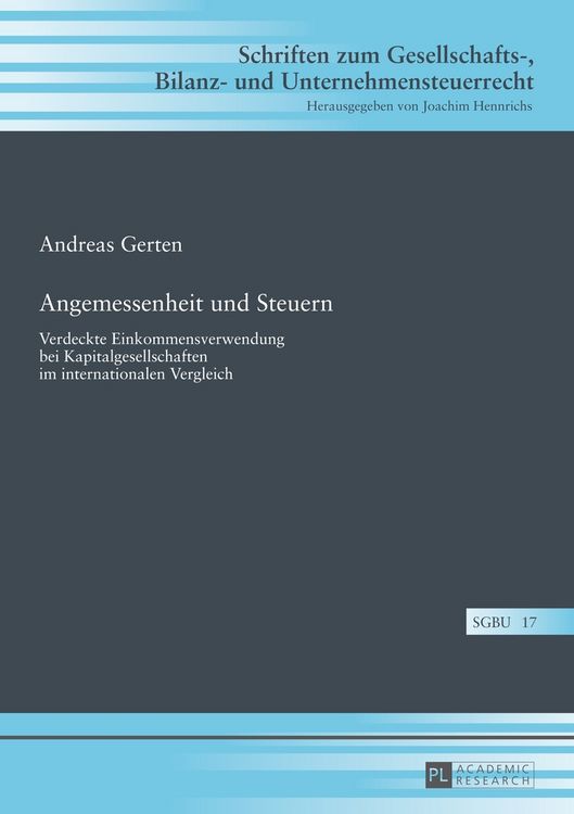 Produktbild: Angemessenheit und Steuern