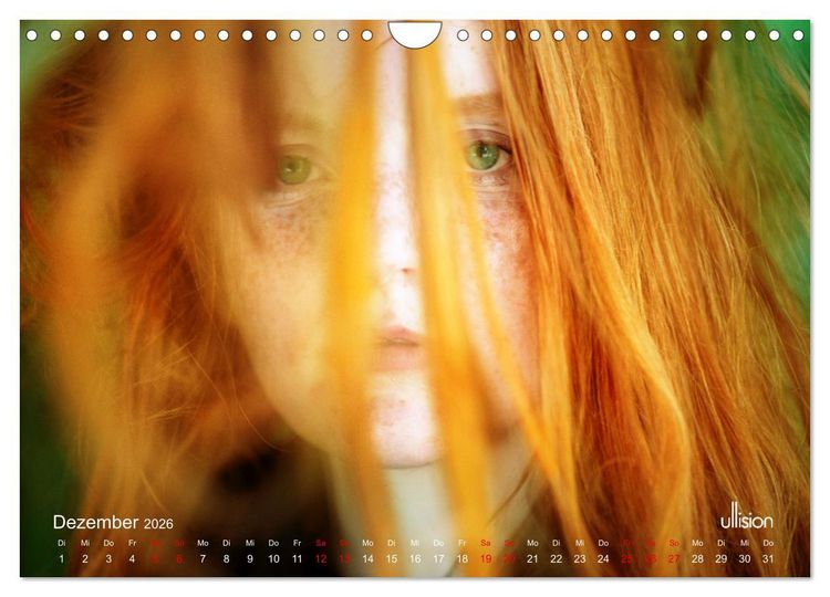 Produktbild: REDHEADS - Portrait aus dem Paradies (Wandkalender 2026 DIN A4 quer), CALVENDO Monatskalender