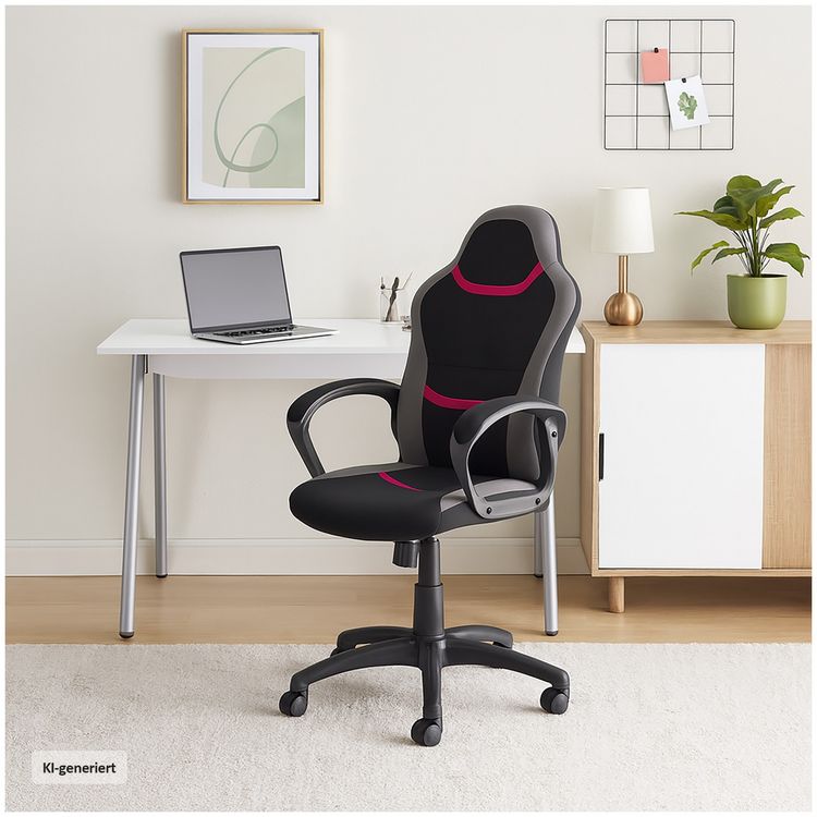 Produktbild: HTI-Living B&uuml;rostuhl h&ouml;henverstellbar Marcel Pink B&uuml;rostuhl h&ouml;henverstellbar Marcel Pink