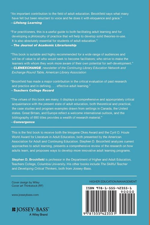 Produktbild: Understanding and Facilitating Adult Learning