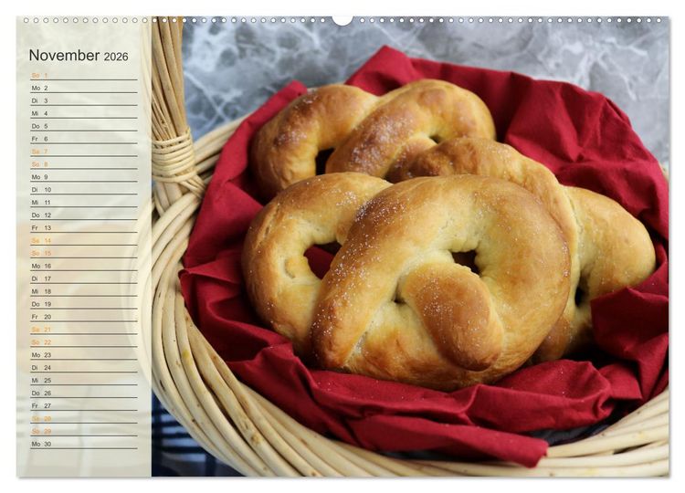 Produktbild: Kuchen, Keks und Co: Frau Bennos Leckereien f&uuml;r das ganze Jahr (Wandkalender 2026 DIN A2 quer), CALVENDO Monatskalender