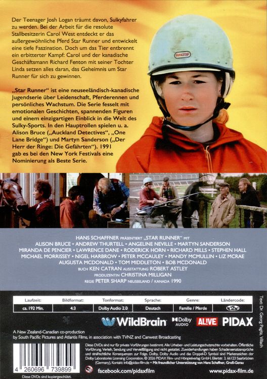 Produktbild: Star Runner - Ein Rennpferd in Gefahr / Die komplette 8-teilige Pferdeserie (Pidax Serien-Klassiker) [2 DVDs]