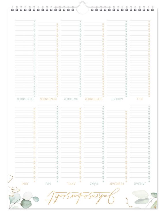 Produktbild: Bastelkalender Immerw&auml;hrend A4+