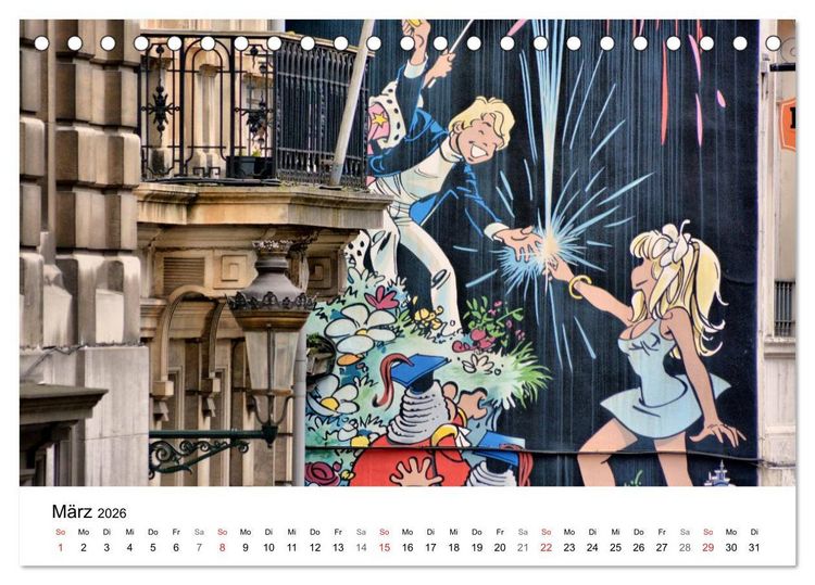 Produktbild: 300mm - Br&uuml;ssel (Tischkalender 2026 DIN A5 quer), CALVENDO Monatskalender