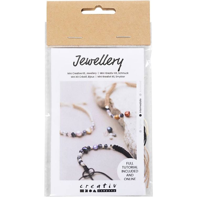 Produktbild: Creativ Company DIY Sets Beads Mini Kreativ Set Schmuck, Armband mit Verschluss, Kreativ Box