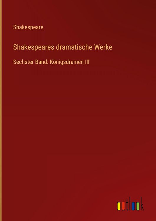 Produktbild: Shakespeares dramatische Werke