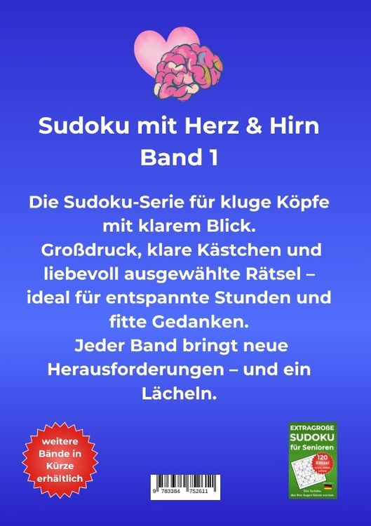 Produktbild: Sudoku mit Herz & Hirn &ndash; Band 1!