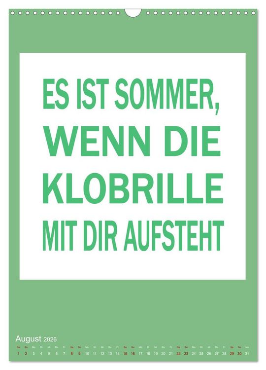 Produktbild: Memo an mich (Wandkalender 2026 DIN A3 hoch), CALVENDO Monatskalender