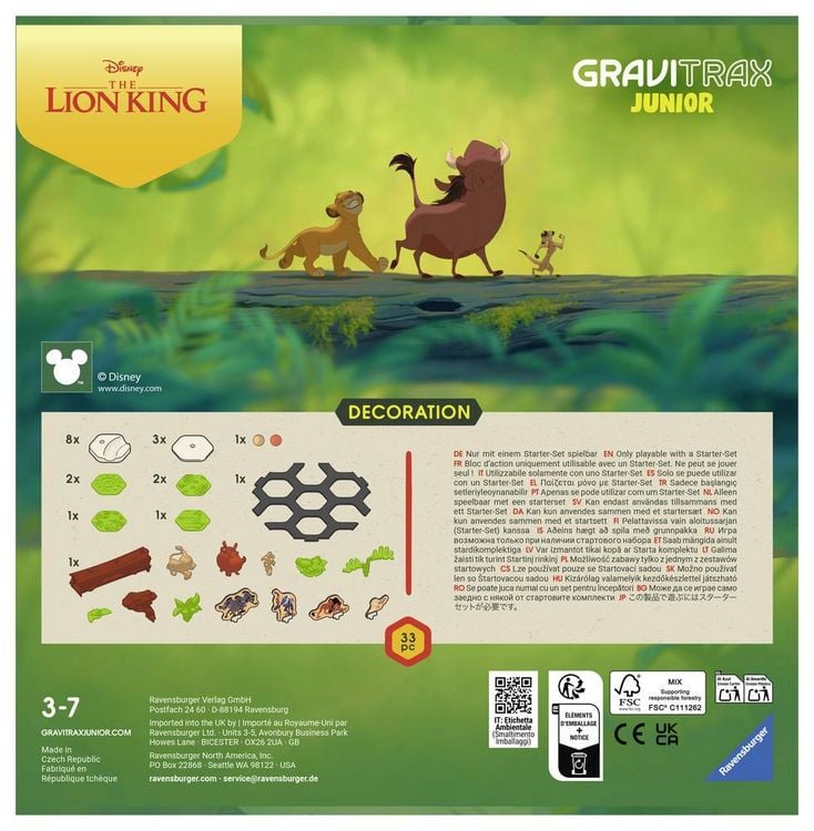 Disney Der König der Löwen 23862 - GraviTrax Junior Extension Lion King