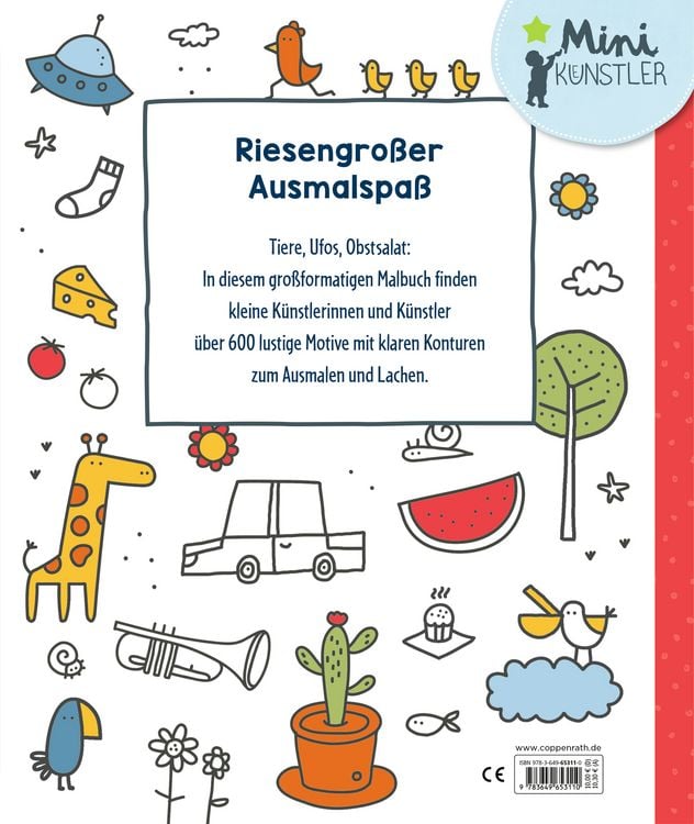 Produktbild: Mein gro&szlig;es Nie-wieder-Langeweile-Malbuch