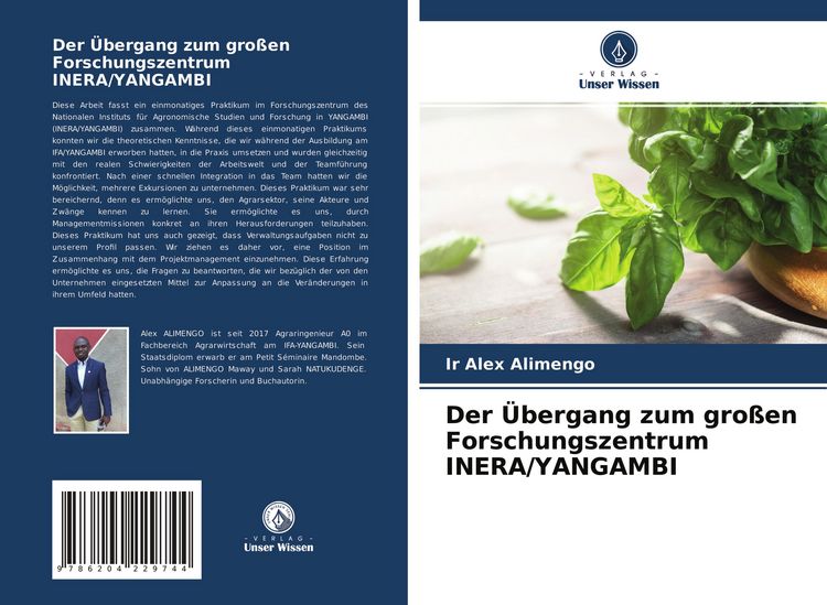 Produktbild: Der &Uuml;bergang zum gro&szlig;en Forschungszentrum INERA/YANGAMBI