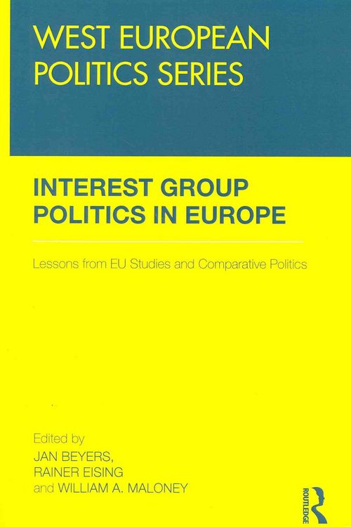 Produktbild: Interest Group Politics in Europe