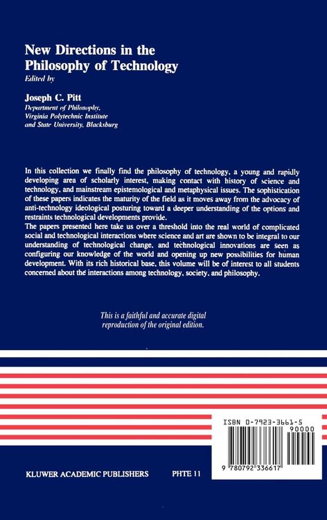 Produktbild: New Directions in the Philosophy of Technology