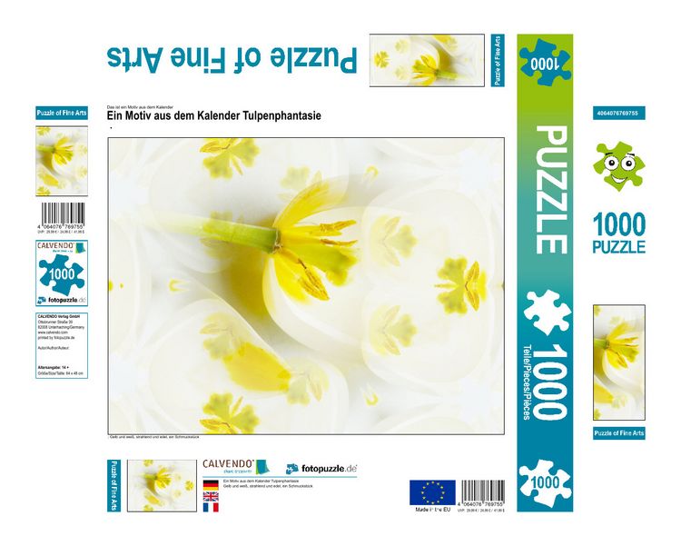 Produktbild: CALVENDO Puzzle Ein Motiv aus dem Kalender Tulpenphantasie | 1000 Teile Lege-Gr&ouml;&szlig;e 64x48cm Foto-Puzzle f&uuml;r gl&uuml;ckliche Stunden