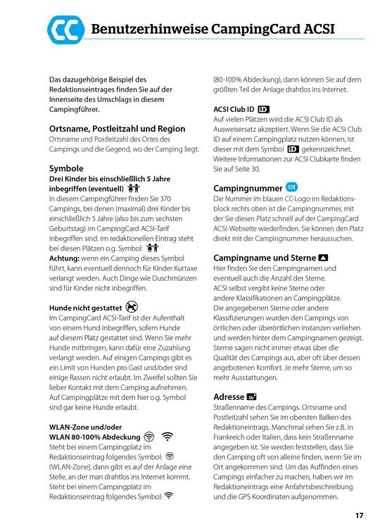 Produktbild: ACSI CampingCard & Stellplatzf&uuml;hrer 2026