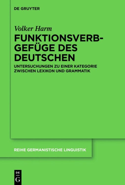 Produktbild: Funktionsverbgef&uuml;ge des Deutschen