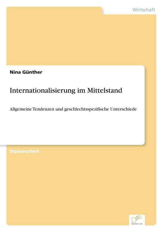 Produktbild: Internationalisierung im Mittelstand