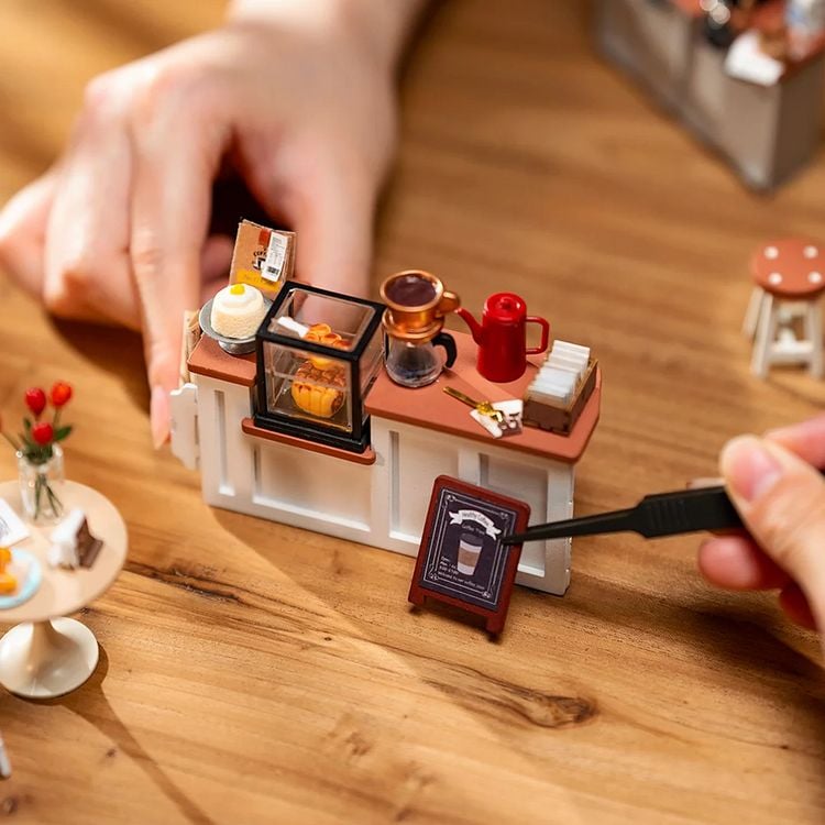 Produktbild: Book Nook DIY B&uuml;cherecke NO.17 Caf&eacute;