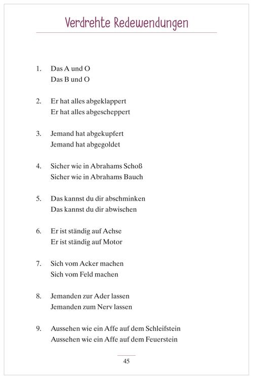 Produktbild: V&ouml;llig verdreht. Das Sprichw&ouml;rter-Quiz f&uuml;r Senioren
