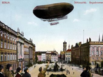 Produktbild: CALVENDO Puzzle Berliner Schlossplatz mit Parseval-Luftschiff 1909 | 1000 Teile Lege-Gr&ouml;&szlig;e 64x48cm Foto-Puzzle f&uuml;r gl&uuml;ckliche Stunden