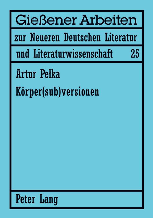 Produktbild: K&ouml;rper(sub)versionen