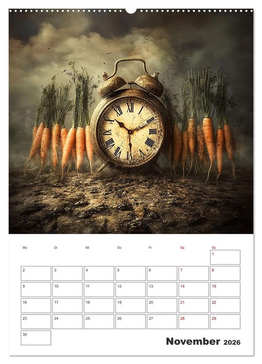 Produktbild: Gesunde Zeiten (hochwertiger Premium Wandkalender 2026 DIN A2 hoch), Kunstdruck in Hochglanz